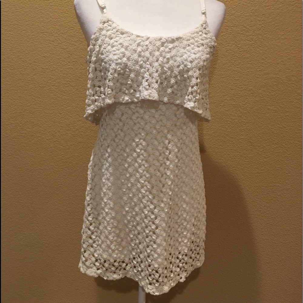 3/$25 White summer mini dress